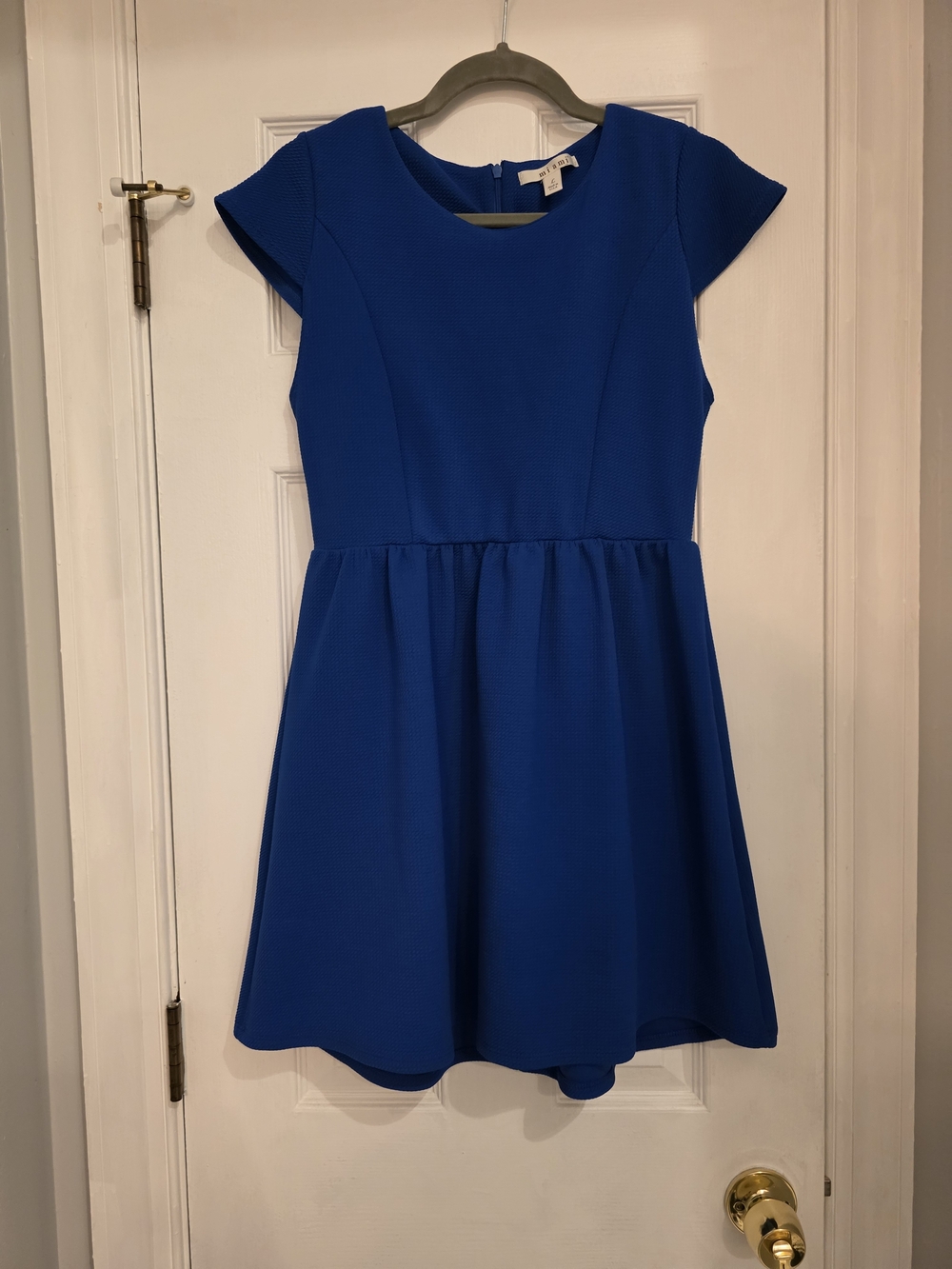miami Royal Blue Fit & Flare Dress, Size L